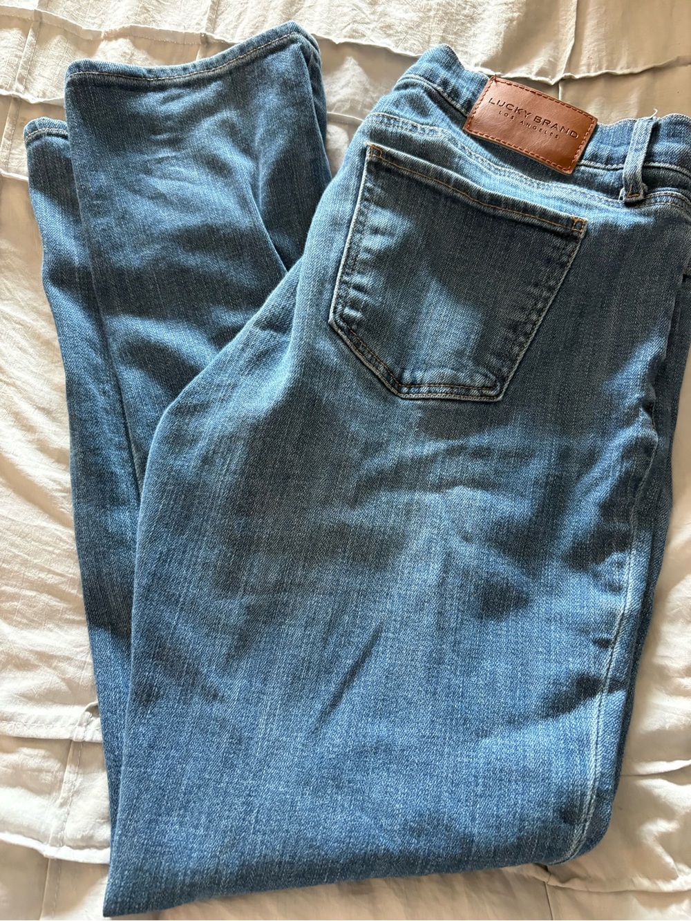 Lucky Brand Light Blue Relaxed Straight Jeans